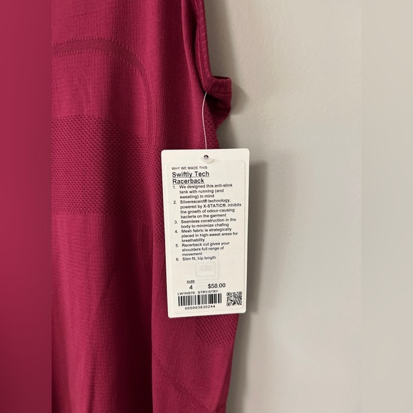NWT Lululemon Swiftly Tech Racerback - Picture 6 of 8